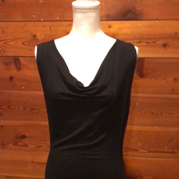 Amour Vert Paris eco Friendly Cowl Neck Black Dre - Picture 4 of 16